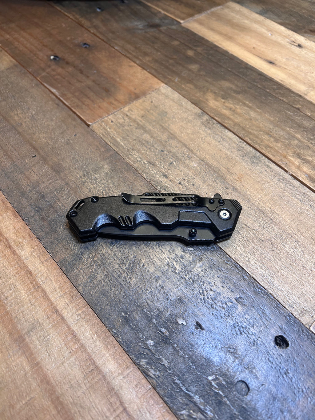 Tactical Folding Pocket Knife with Black Handle - High Hardness Stainless Steel Blade | Multipurpose Outdoor Fixed Knife - EDC Survival Knife for Camping, Hiking, Hunting & Outdoor Adventure - Lightweight - Gift for Dad, Outdoorsmen